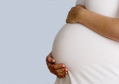 Maternity reflexology. pregnant